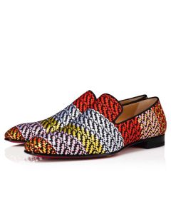 Christian Louboutin Loafers Dandelion Multi/black Raffia