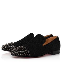 Christian Louboutin Loafers Spooky Black/black Gun Leather