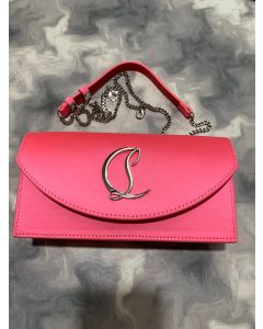 Christian Louboutin Loubi54 Crossbody Clutch Calfskin Rose Pink