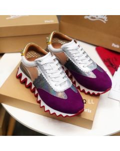 Christian Louboutin Loubishark Sneakers Leather And PVC Multicolor