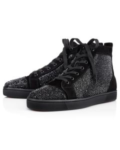 Christian Louboutin Louis Black Strass