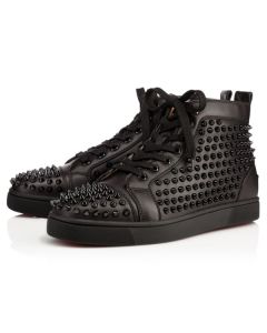 Christian Louboutin Louis Black/black/bk Calf   Celebrate the company's 10th anniversary promotion limited 