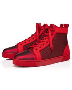 Christian Louboutin Louis High-Top Sneakers Patent Calf Leather Loubi