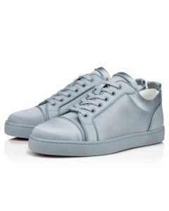 Christian Louboutin Louis Junior Light Blue Satin