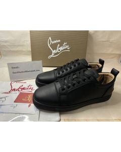 Christian Louboutin Louis Junior SP Black/black Calf Sneaker 