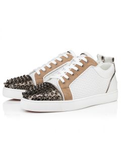 Christian Louboutin Louis Junior Spikes Sneakers Calf Leather Multicolor