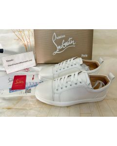 Christian Louboutin  Louis Junior White Calf  Celebrate the company's 10th anniversary promotion limited 