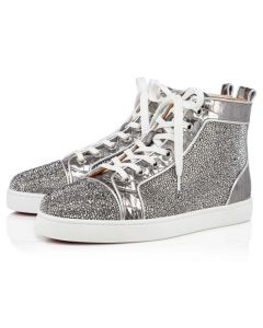 Christian Louboutin Louis Silver/cry Lt Chrome Strass