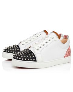 Christian Louboutin Low-top Louis Junior Spikes Orlato Version Multi Fabric