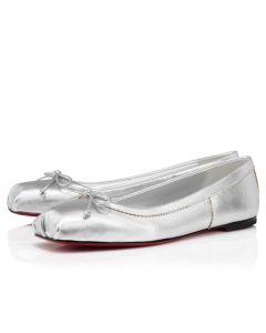 Christian Louboutin Mamadrague Ballerinas Nappa Leather Silver