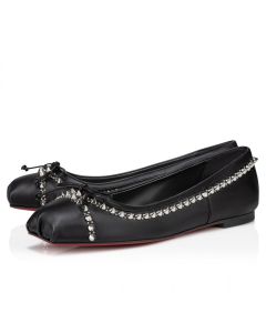 Christian Louboutin Mamadrague Spikes Ballerinas Nappa Leather And Spikes Black