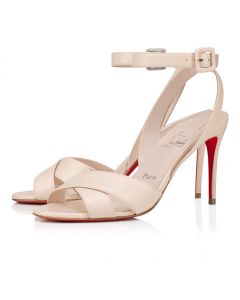 Christian Louboutin Mariza 85 Mm Sandals Nappa Leather Leche