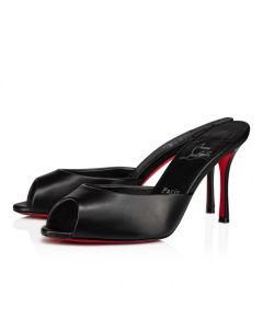 Christian Louboutin Me Dolly 85 Mm Mules Nappa Leather Black