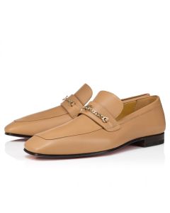 Christian Louboutin Mj Moc Loafers Men Calf Leather Cuoio