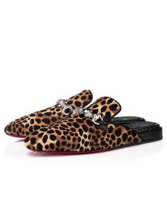 Christian Louboutin Mules Version Multi/black Printed Pony