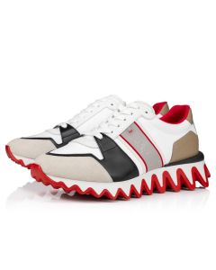 Christian Louboutin Nastroshark Sneakers Olona Canva And Calf Leather White