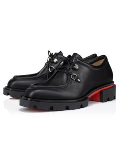 Christian Louboutin Our Pabelito Derbies Calf Leather Black