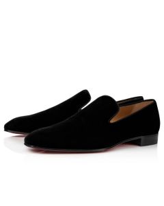 Christian Louboutin Oxford Dandelion Black Velvet