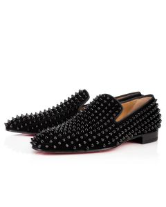 Christian Louboutin Oxford Dandelion Black/black Suede Leather