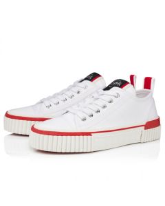 Christian Louboutin Pedro Junior Woman Sneakers Canva White