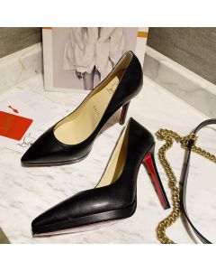 Christian Louboutin Pigalle Plato Pumps 100mm Nappa Leather Black