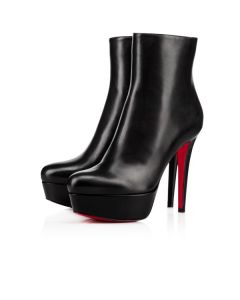 Christian Louboutin Platforms Bianca Booty 120 mm Black Leather