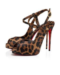 Christian Louboutin Platforms Jenlove 120 mm Brown/lin Brown  Calf