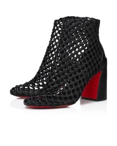 Christian Louboutin Porlibooty 85 Mm Low Boots Nappa Leather Black