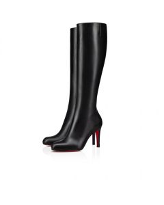 Christian Louboutin Pumppie Botta 85 mm Boots Calf leather Black