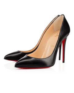 Christian Louboutin Pumps Follies Strass 100mm Black Leather