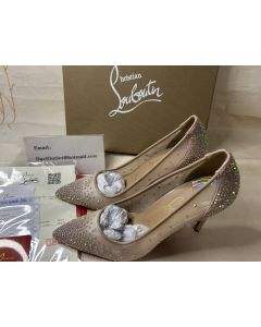 Christian Louboutin Pumps Follies Strass 100mm Version Ab Strass