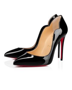 Christian Louboutin Pumps Hot Chick 100 mm Black Patent calf