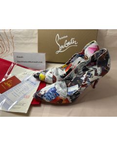 Christian Louboutin Pumps Hot Chick 100 mm Multi/lin Multi Calf