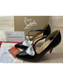 Christian Louboutin Pumps Jumping 100 mm Black  Patent Leather