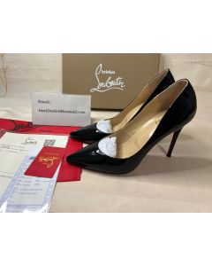 Christian Louboutin Pumps Kate 100 mm Black Patent calf   Celebrate the company's 10th anniversary promotion limited