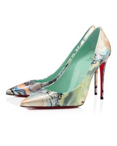 Christian Louboutin Pumps Kate 100 mm Multi/lin Oxy Patent