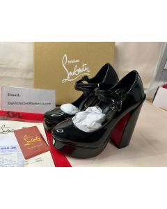 Christian Louboutin Pumps Movide Jane 130 mm Black/lin Black Patent