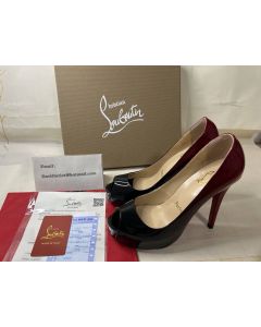 Christian Louboutin Pumps New Very Prive 120 mm Black-red/black Patent Calf