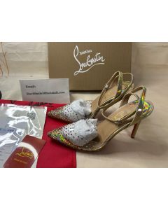 Christian Louboutin Pumps Spikaqueen 100mm Mix California/ab Pvc