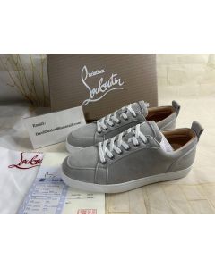 Christian Louboutin Rantulow Orlato Grey Suede Sneaker