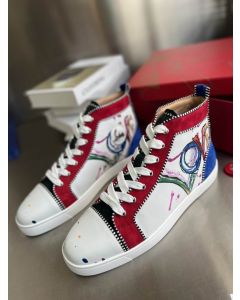 Christian Louboutin Rantus Orlato Sneakers 'Love' Calfskin Multicolor