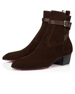 Christian Louboutin Rosalio Jodhpur 40 Mm Boots Calf Leather Cosme