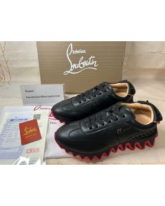 Christian Louboutin Runner Loubishark Flat Black/loubi Claf Sneaker