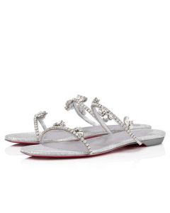 Christian Louboutin Sandal Just Queenie Silver/cry/lin Silver PVC