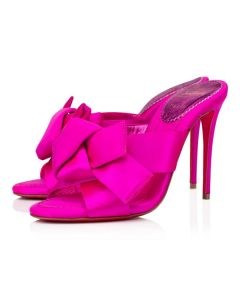 Christian Louboutin Sandal Matricia 100 mm Holly Pink/lin Holly Pink Satin