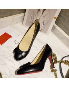 Christian Louboutin Simplenodo Bow Pumps 85mm Nappa Leather Black