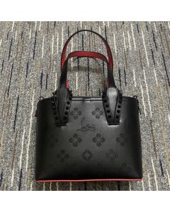 Christian Louboutin Small Cabata East West Mini Tote Bag Black