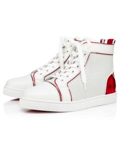 Christian Louboutin Sneaker Fun Louis Woman Bianco/loubi Calf