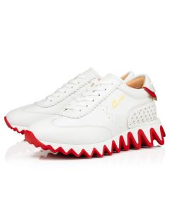 Christian Louboutin Sneaker Loubishark Woman Bianco Calf