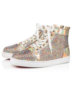 Christian Louboutin Sneaker Louis Woman Strass Mix California/ab Suede